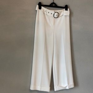 Per Se Belted Cropped Pants